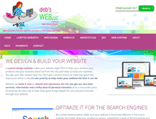 Tablet Screenshot of debswebllc.com